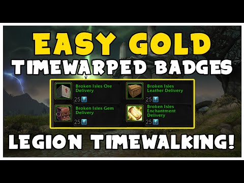 Easy Legion Timewalking Goldmaking! 8k-20k Per Character After 1 Dungeon! | Shadowlands Guide