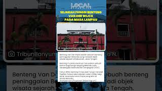 Benteng Van der Wijck Dulunya Kantor VOC lalu Jadi Sekolah Milik Anak Eropa di Hindia Belanda