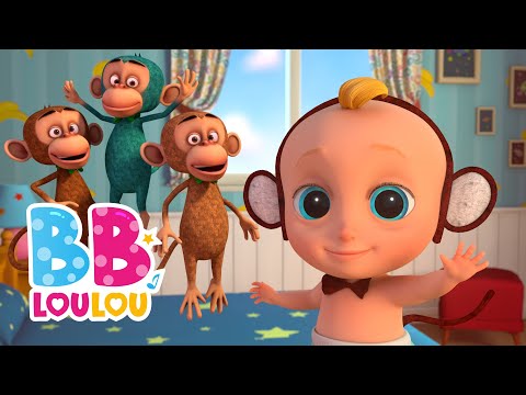 Cinq Petits Singes - Les plus belles comptines pour bébé  | BB LouLou