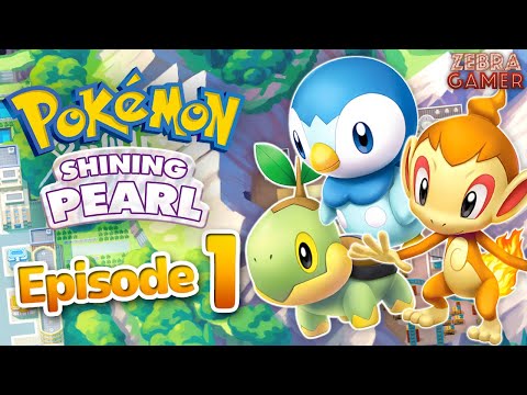 Pokemon Brilliant Diamond and Shining Pearl Gameplay Walkthrough Part 1 - Sinnoh Region! Piplup!