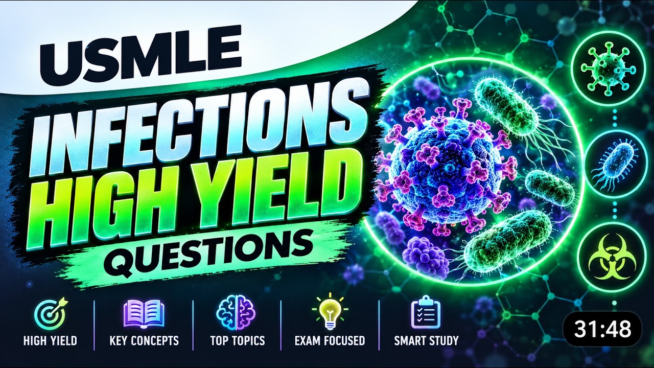 👀 الـ Infection سهل؟ ولا إنت لسه ما شفت الأسئلة الحلوة؟ 🦠😂 | USMLE Step 1 HIGH YIELD