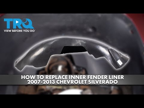 How to Replace Inner Fender Liner 2007-2013 Chevrolet Silverado