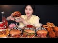 SUB Truffle Burger Avocado Burger Bacon Cheeseburger Mac And Cheeseball Mukbang Asmr