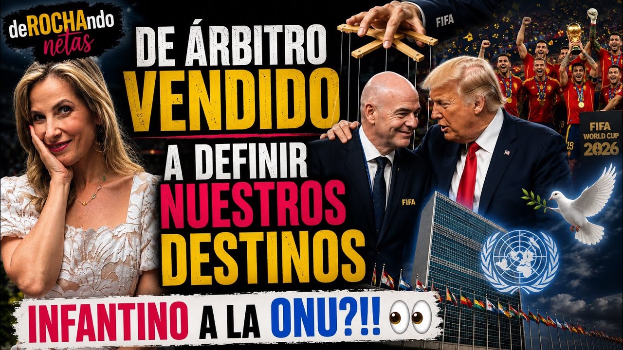 😳 De árbitro vendido… ¿a definir nuestros destinos? ¡Infantino a la ONU!