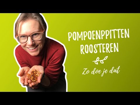 Pompoenpitten roosteren - in de oven