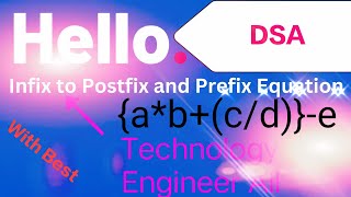 Infix Into Postfix And Prefix In DSA In Hindi | University Important questions
