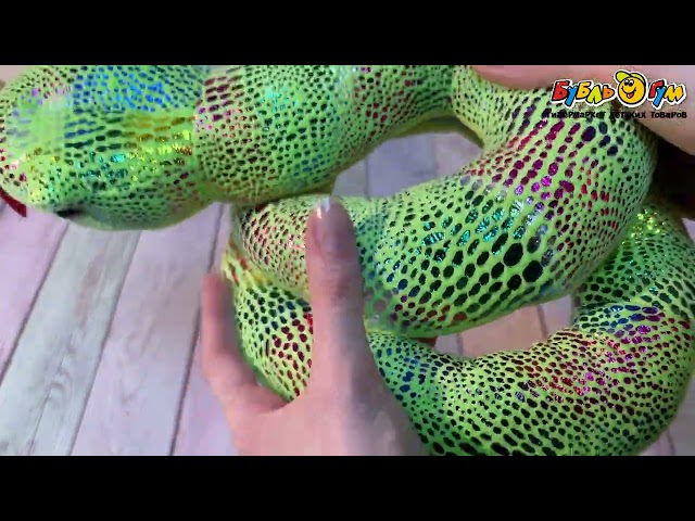 Игрушка мягкая Змея 110см в ассортименте  - видео