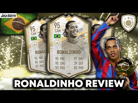 95 ICON MOMENTS RONALDINHO PLAYER REVIEW! DINHO MAKES FIFA FUN AGAIN! FIFA 21 ULTIMATE TEAM
