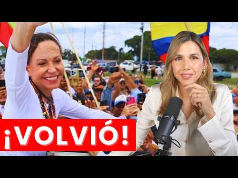 ¡ÚLTIMA HORA! MARÍA CORINA REGRESÓ A VENEZUELA: reaparece en Lara y abre una nueva etapa política
