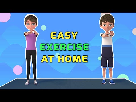 EASY EXERCISE YOU CAN PRACTICE WHILE PLAYING WITH YOUR KIDS | Kids Exercise