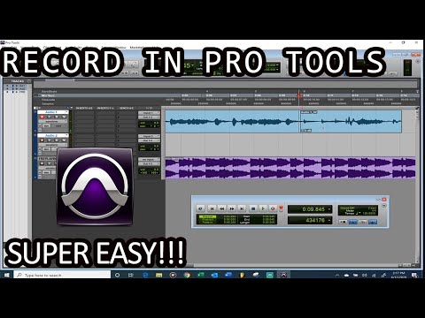 How to record in pro tools - Super easy method and setup! Record a song in pro tools.