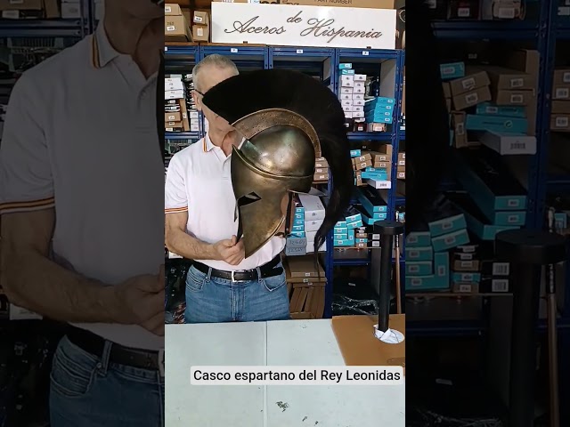 Vídeo relacionado con Réplica de casco griego del Rey Leonidas de la película 300, THORINSTRUMENTS