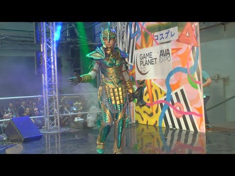Cosplay Glass armor Skyr. /AvaExpo 2017/