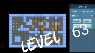 Classic Sokoban Level 63 | without UNDO | Solution 1 - 90