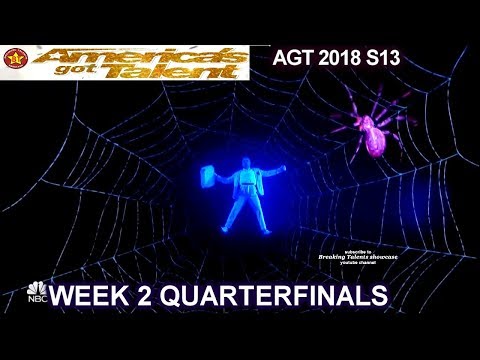 Front Pictures Multimedia ACT FANTASTIC VISUALS!! QUARTERFINALS 2 America's Got Talent 2018 AGT