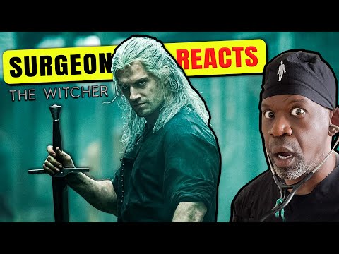 Surgeon Reacts to The Witcher Blaviken Market Fight Scene | Dr Chris Raynor Video