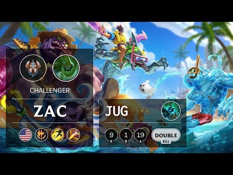 Zac Jungle vs Hecarim - NA Challenger Patch 9.23