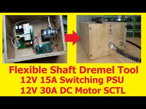 775 Motor Flexible Shaft Dremel Tool With 12V 15A Switching PSU