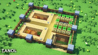 ⚒️ Minecraft : How To Build a Beginner Survival Underground House_[마인크래프트 건축 : 초보자 야생 지하 기지 만들기]