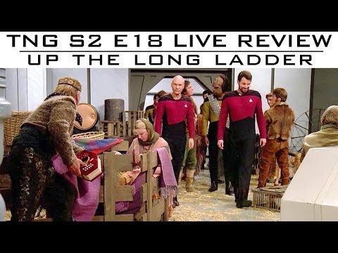 TNG S02 E18 'Up The Long Ladder' Full Episode Review