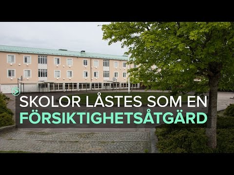 Kungälv - Skolor i Kungälv låstes som en försiktighetsåtgärd