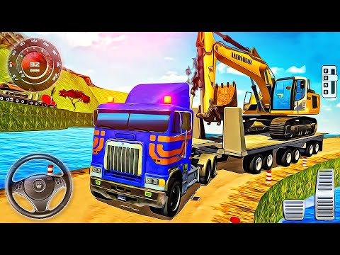 Heavy Excavator Driving Simulator 3D - Construction Site Truck - Android GamePlay #3