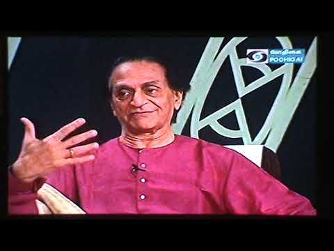 Jayanthi Sundar interviewing Dance Maestro C.V. Chandrasekar on Podhigai TV