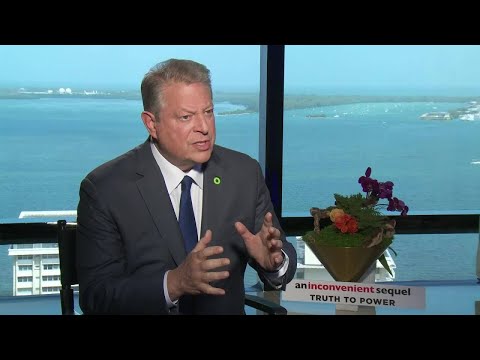 Al Gore speaks about sequel to documentary 'An Inconvenient Truth'