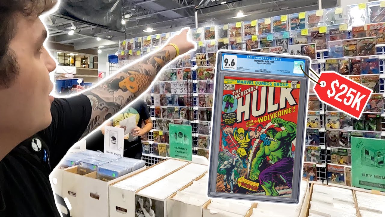 HUNTING HIGH END COMIC BOOKS AT COMIC CON