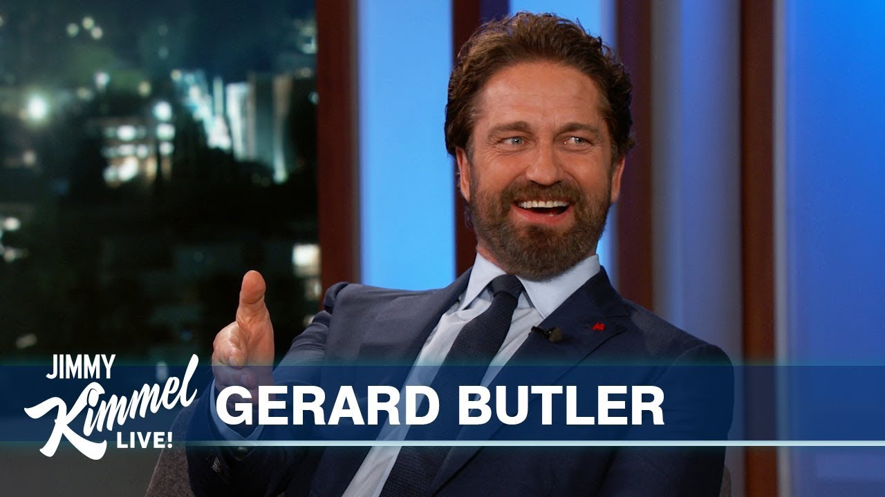 Gerard Butler on Morgan Freeman, Nick Nolte, Michael Cohen - Jimmy Kimmel Live
