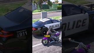 Download lagu FOLLOWING THE POLICE FOR 1 DAY IN GTA 5 GAME#shorts mp3