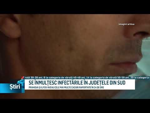 SE ÎNMULȚESC INFECTĂRILE ÎN JUDEȚELE DIN SUD
