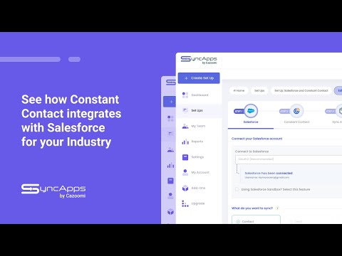 How Constant Contact integrates with Salesforce for your Industry