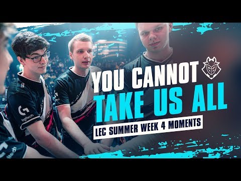 You Cannot Take Us All | LEC Summer 2019 Week 4 Moments