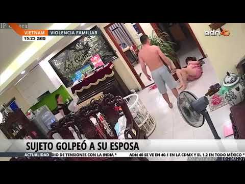 Hombre golpea a su esposa porque cambió el televisor