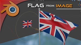 Download the video "How to make Waving flag in Blender from image Flags Blender"