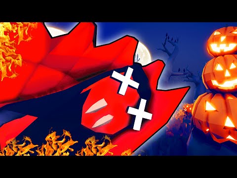 TABS - BURNING EVERY UNIT! Halloween Spooky Faction Update - Totally Accurate Battle Simulator