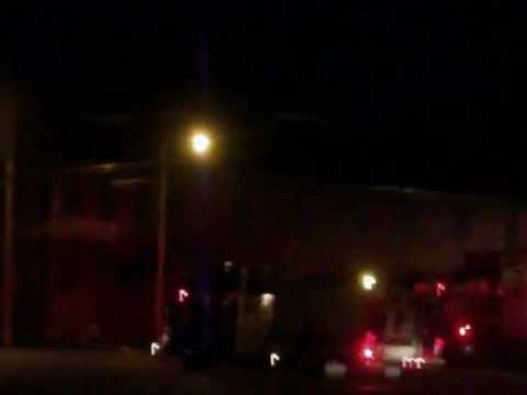 Fire at Catskill Spring Water on Broad Street in Utica, NY