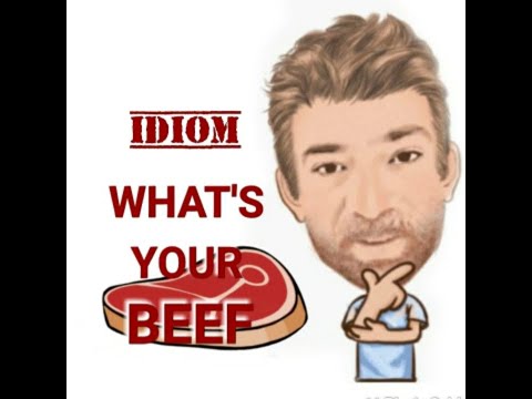 English Tutor Nick P Idioms (545) What's one's Beef With Someone or Something