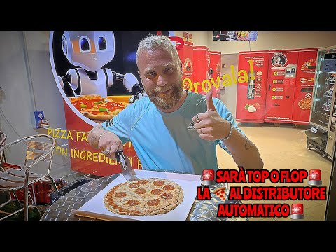 🚨EXCLUSIVE CONTENT🚨 WE TRY PIZZA FOR THE FIRST TIME FROM THE VENDING MACHINE IN RICCIONE😱