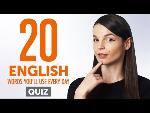 10 English Words You ll Use Every Day Basic Vocabulary 41