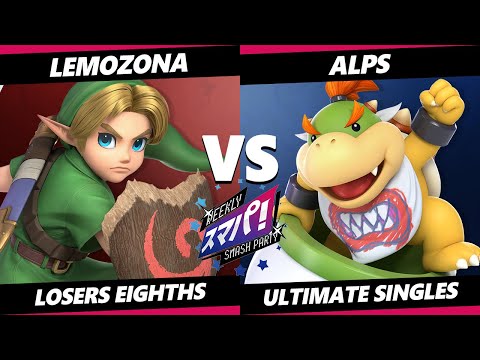 Sumapa 108 Top 8 - LemozonA (Young Link) Vs. Alps (Bowser Jr) Smash Ultimate - SSBU