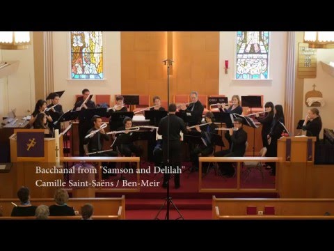 Pacific Flute Ensemble - Saint-Saens / Ben-Meir Bacchanal from  Samson and Delilah