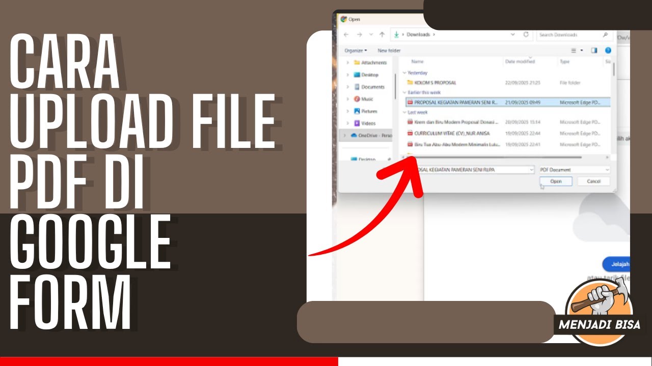 Cara Upload File PDF di Google Form