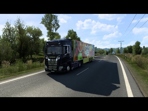 Euro Truck Simulator 2 gameplay - Scania S500