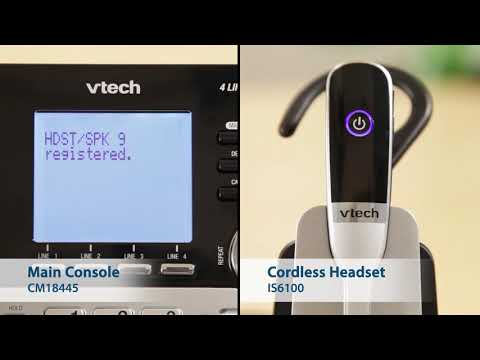 How to Use Advanced Features on the VTech CM-series 4-Line Small Business System