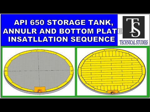 API 650 large diameter storage tank annular bottom plate welding sequence Tutorial 10