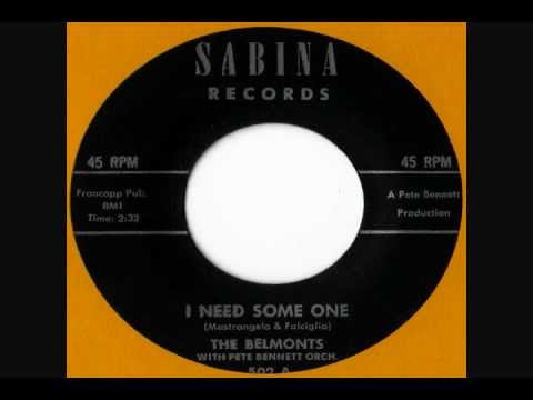 The Belmonts - I Need Some One (Stereo)