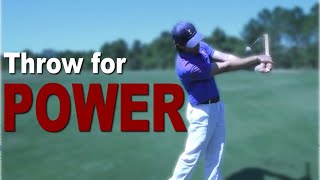 Boost Your Golf Swing Power by Throwing the Club Head