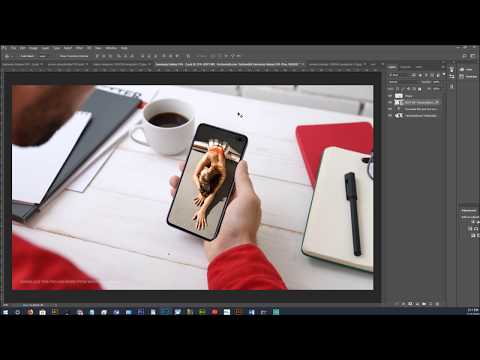 Photoshop Tutorials: Samsung Galaxy S10 Plus Mockup PSD
